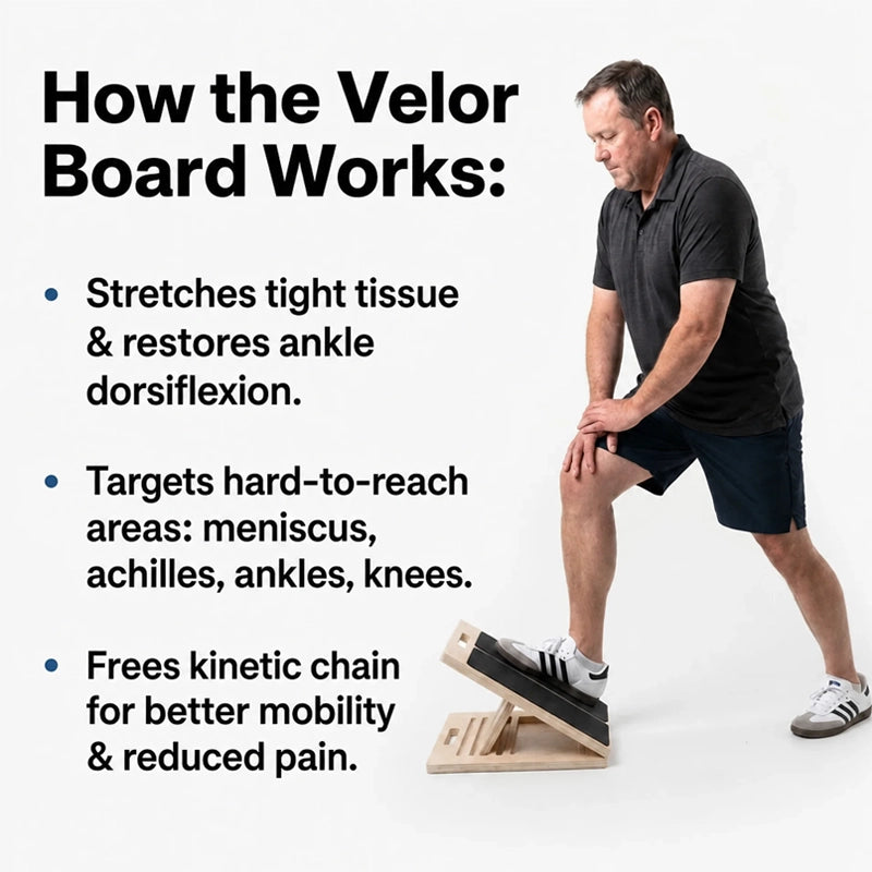 Squat exercise on the VelorBoard
